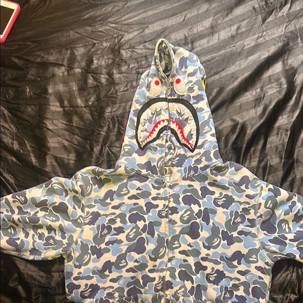 Bape zip up Shark Hoodie